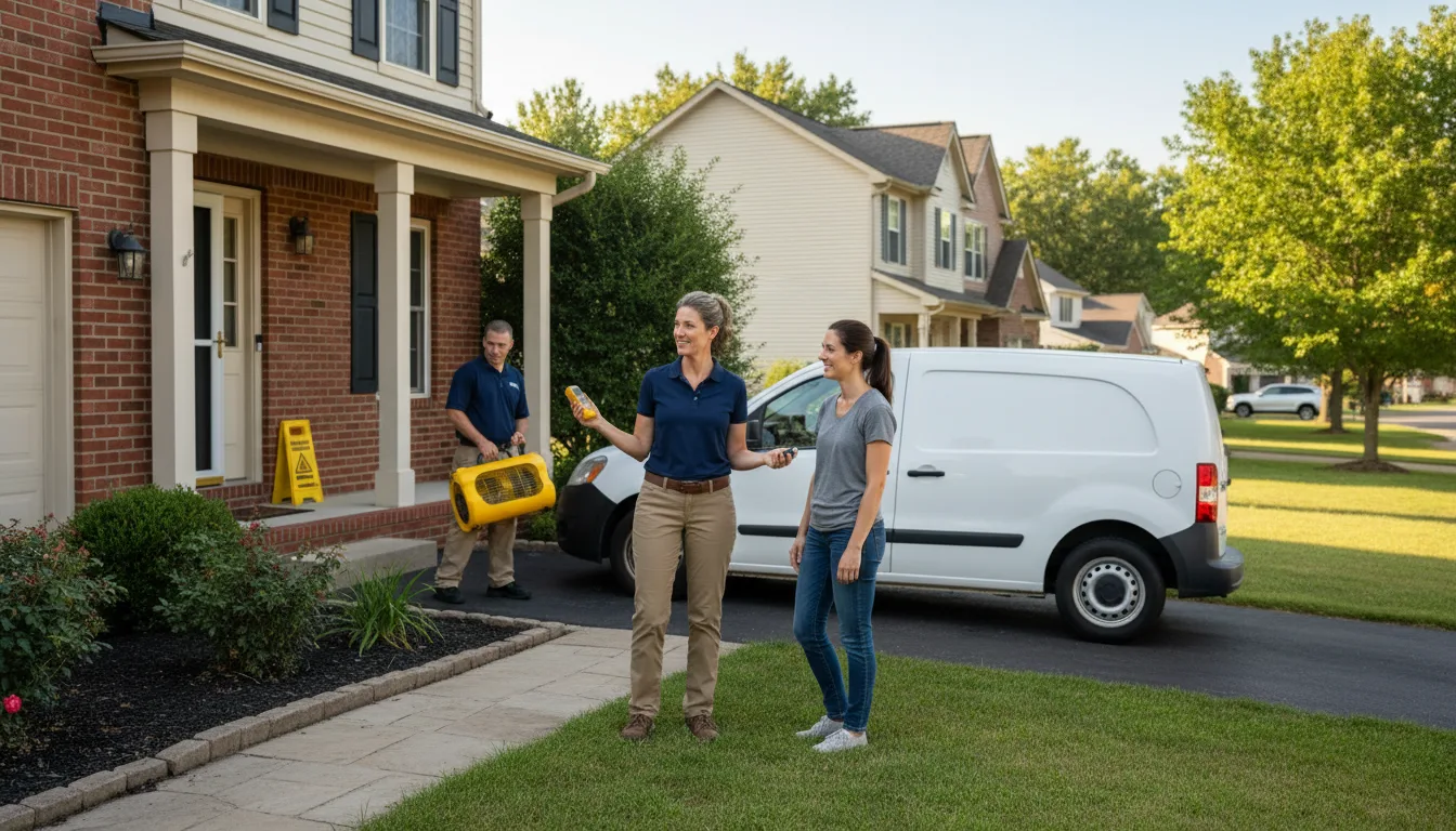 Water restoration image for Mold Remediation in Crystal, MI
